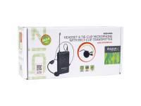Ibiza Microfones Headset + Lapela UHF S/ Fios 863.9MHz Ibiza Microfones Headset + Lapela UHF S/ Fios 863.9MHz